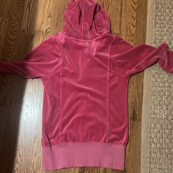 Juicy Couture | Tracksuit Jacket / Top | Y2K | Size Large | Velour Pink - Picture 4 of 4